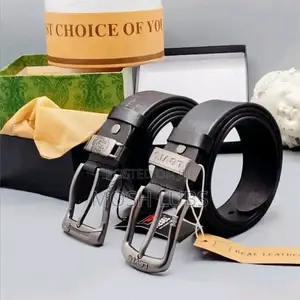 Genuine Leather Belts{Buckle}