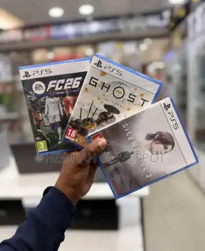Fc26, Ghost of Yotei and Silent Hill 2. Brand New Ps5 Video Game CDS