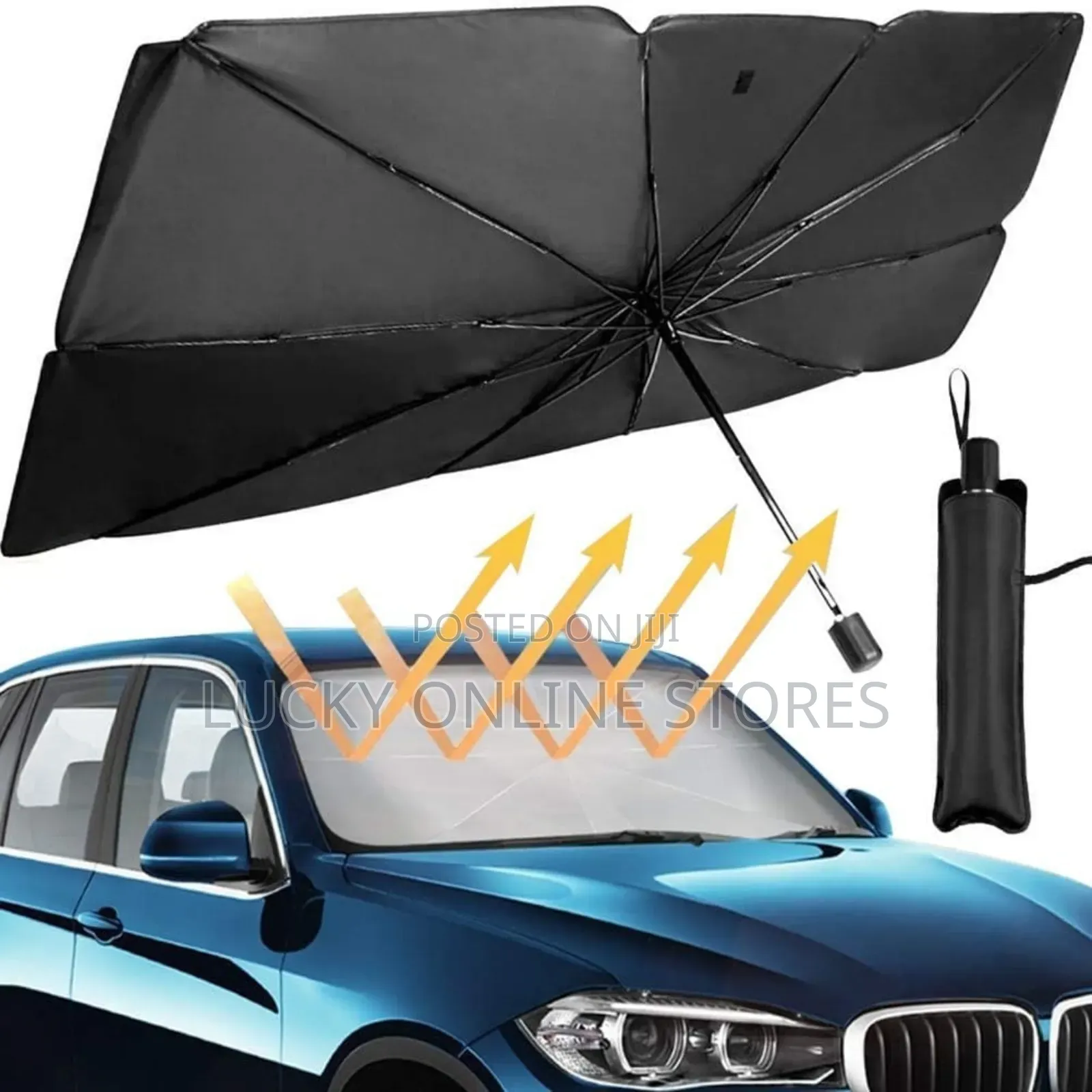 Adjustable Car Sunshade Umbrella