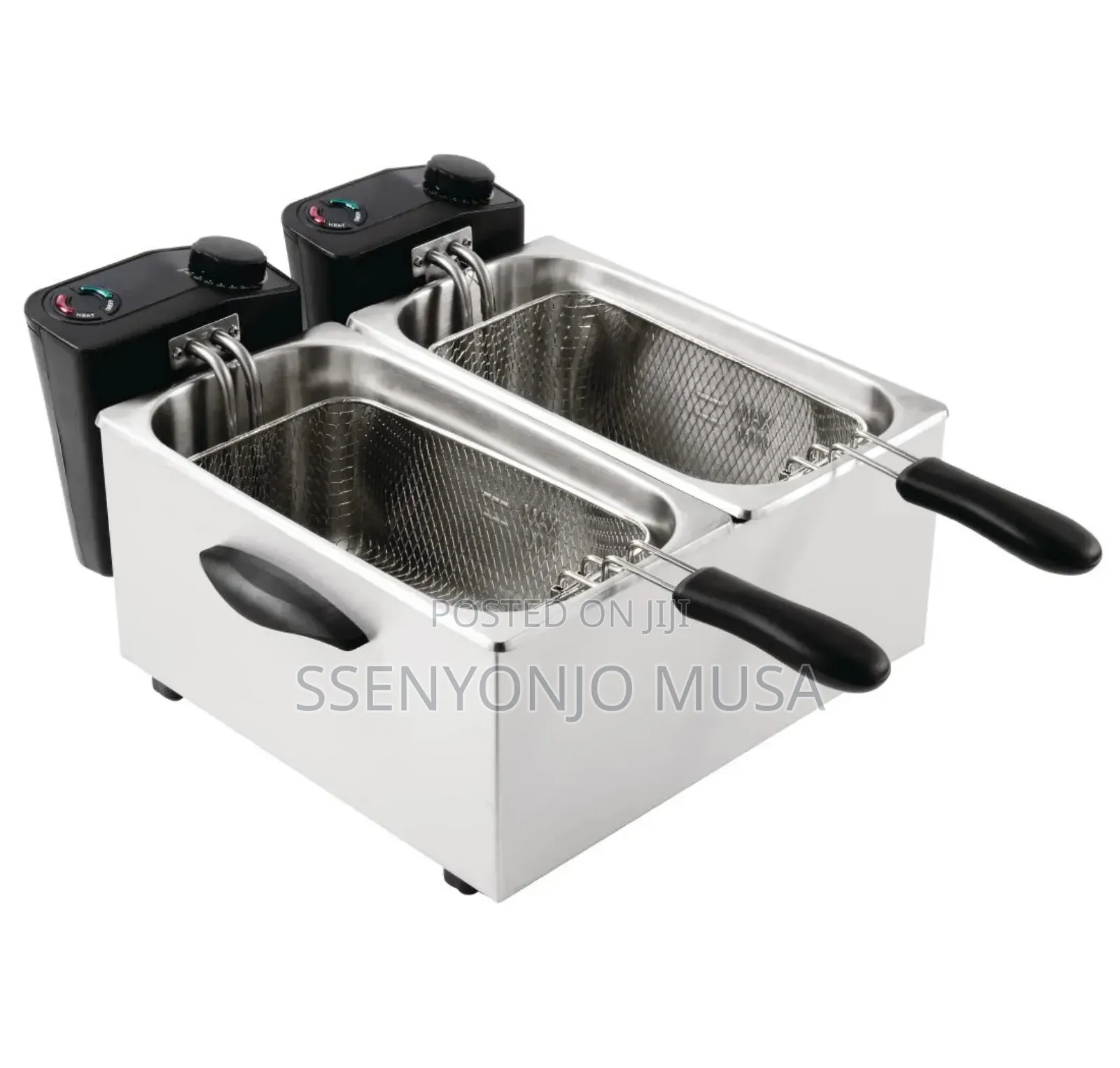 Pixel Double Deep Fryer - 2000w X 2, 220-240v, 3+3l Capacity