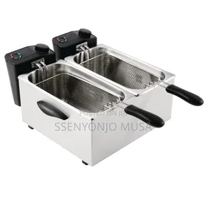 Pixel Double Deep Fryer - 2000w X 2, 220-240v, 3+3l Capacity