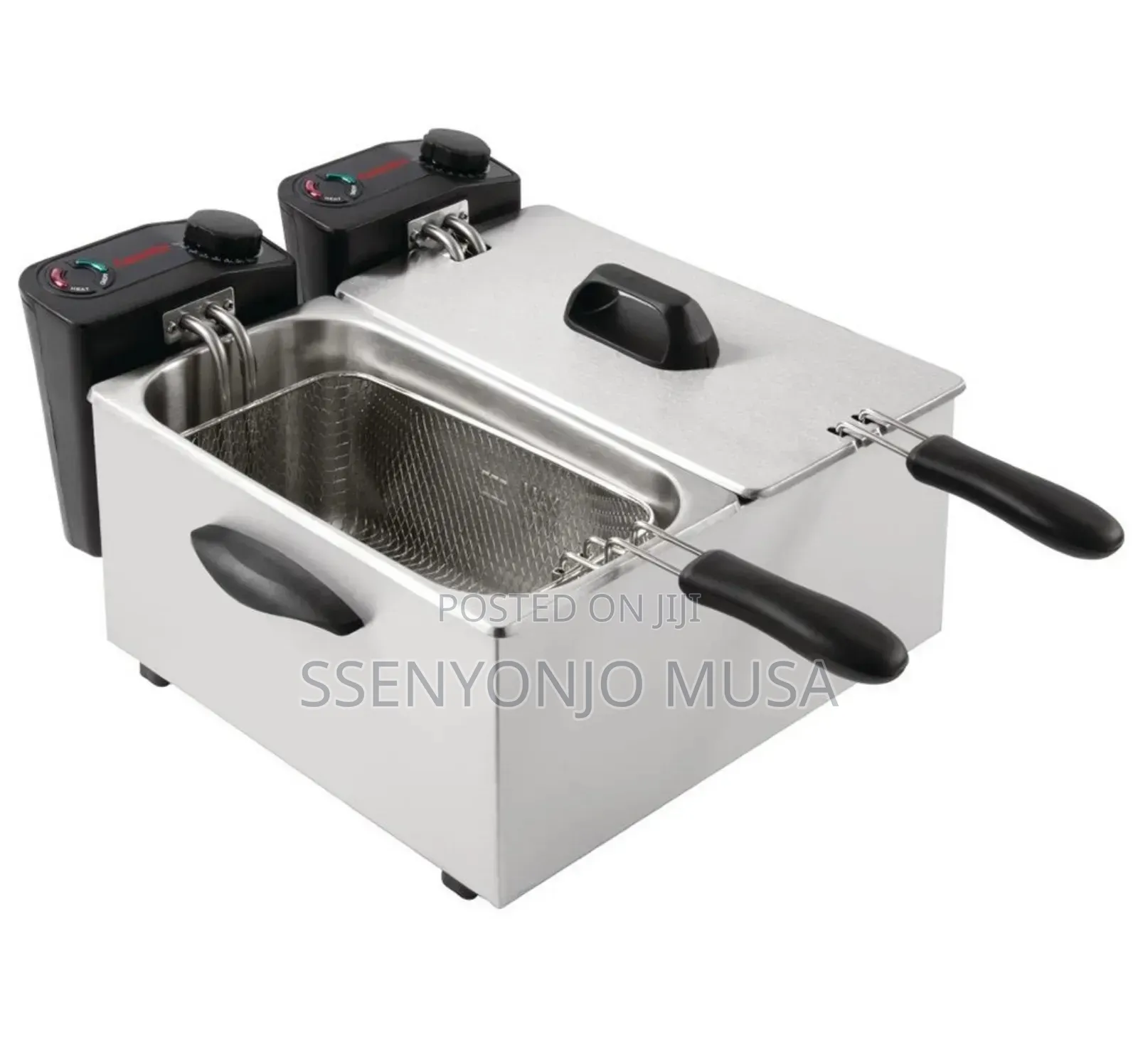 Pixel Double Deep Fryer - 2000w X 2, 220-240v, 3+3l Capacity