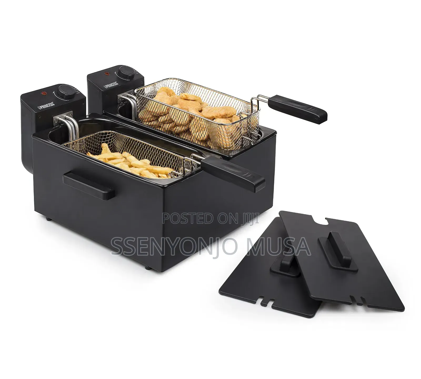 Pixel Double Deep Fryer - 2000w X 2, 220-240v, 3+3l Capacity