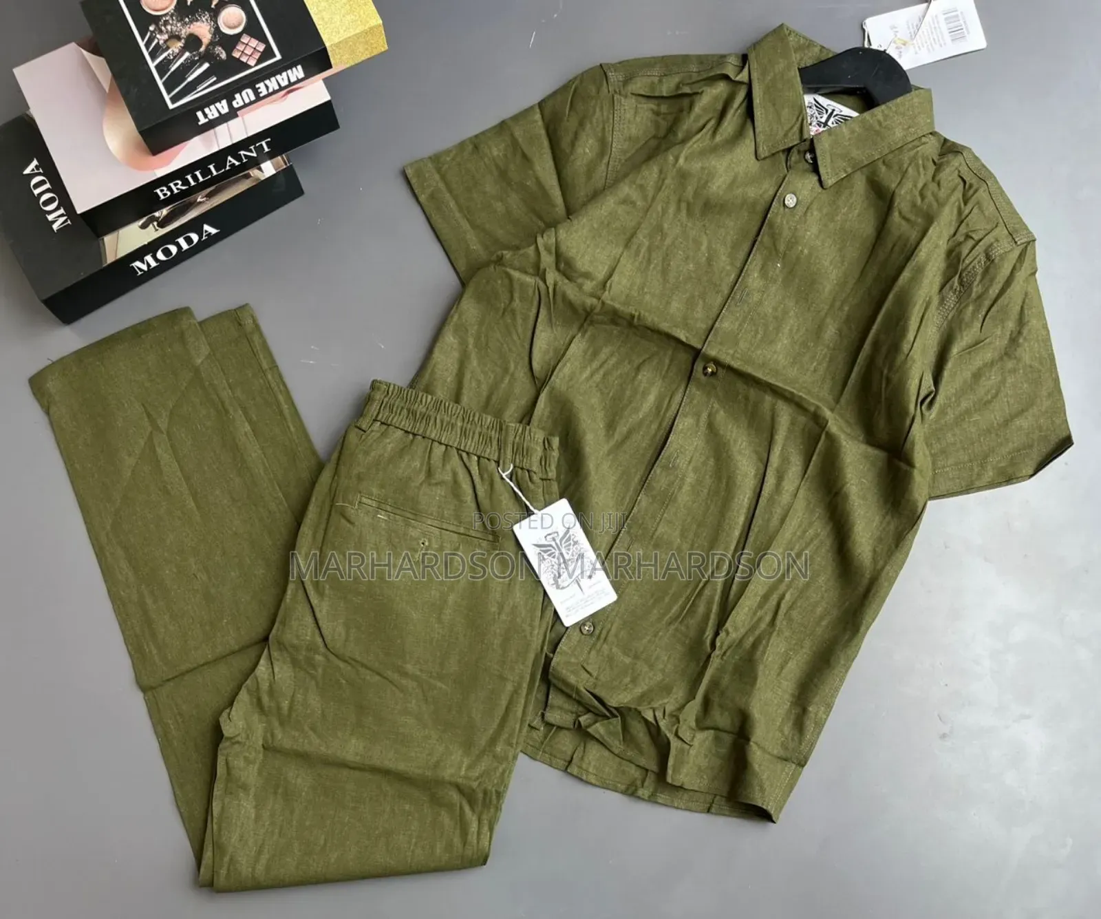 Classy Linen Unisex Two Piece