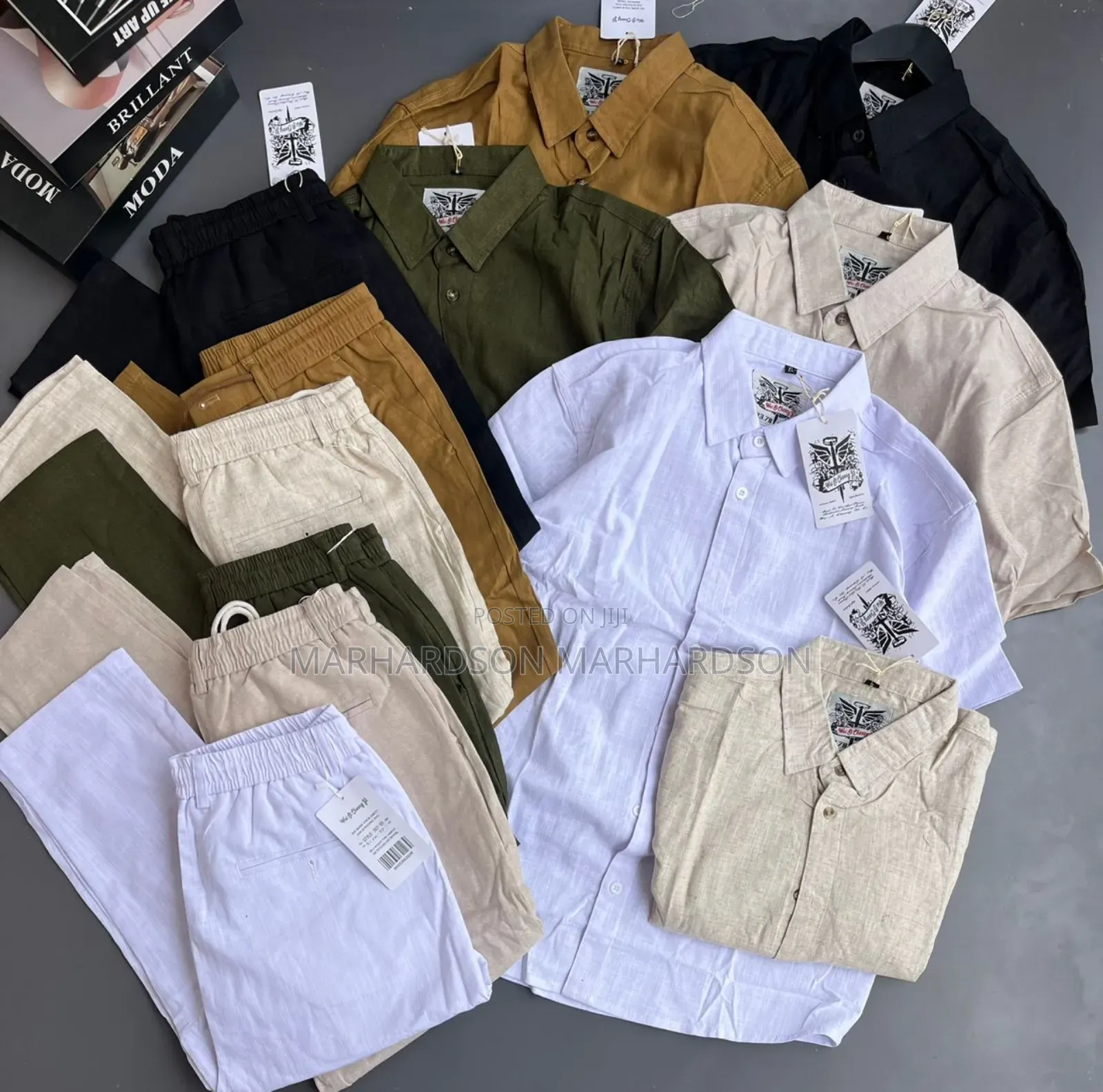 Classy Linen Unisex Two Piece