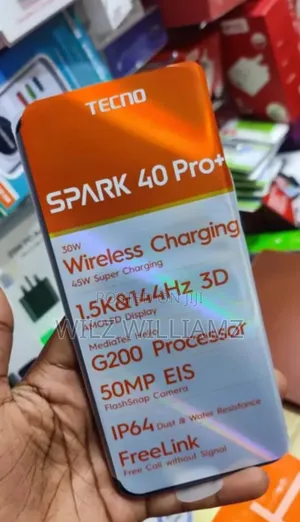 New Tecno Spark 40 Pro+ 256 GB Black
