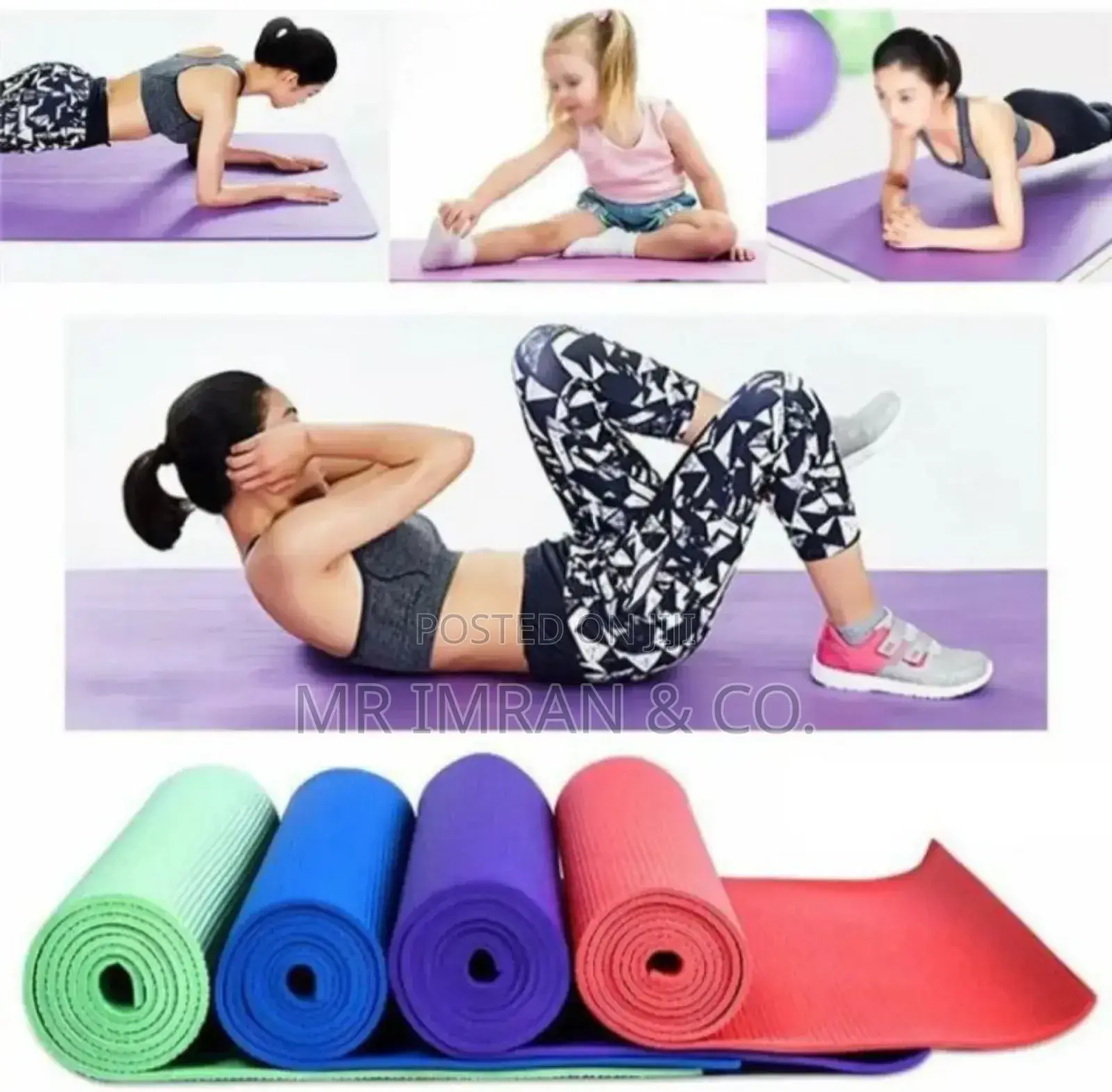 Multi-Purpose Yoga and Fitness Mat,