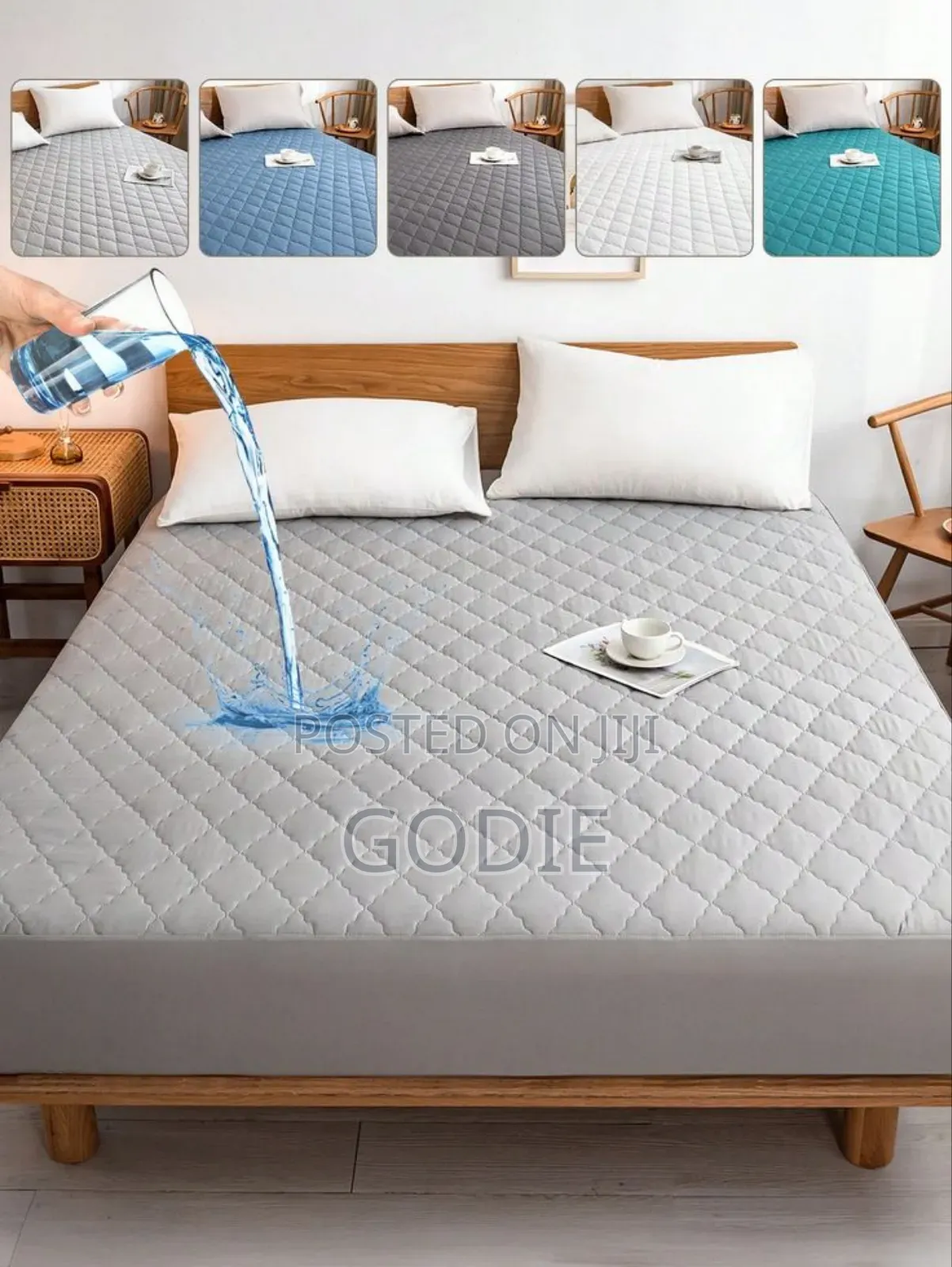 Quilted, Waterproof Mattress Protector 5by 6