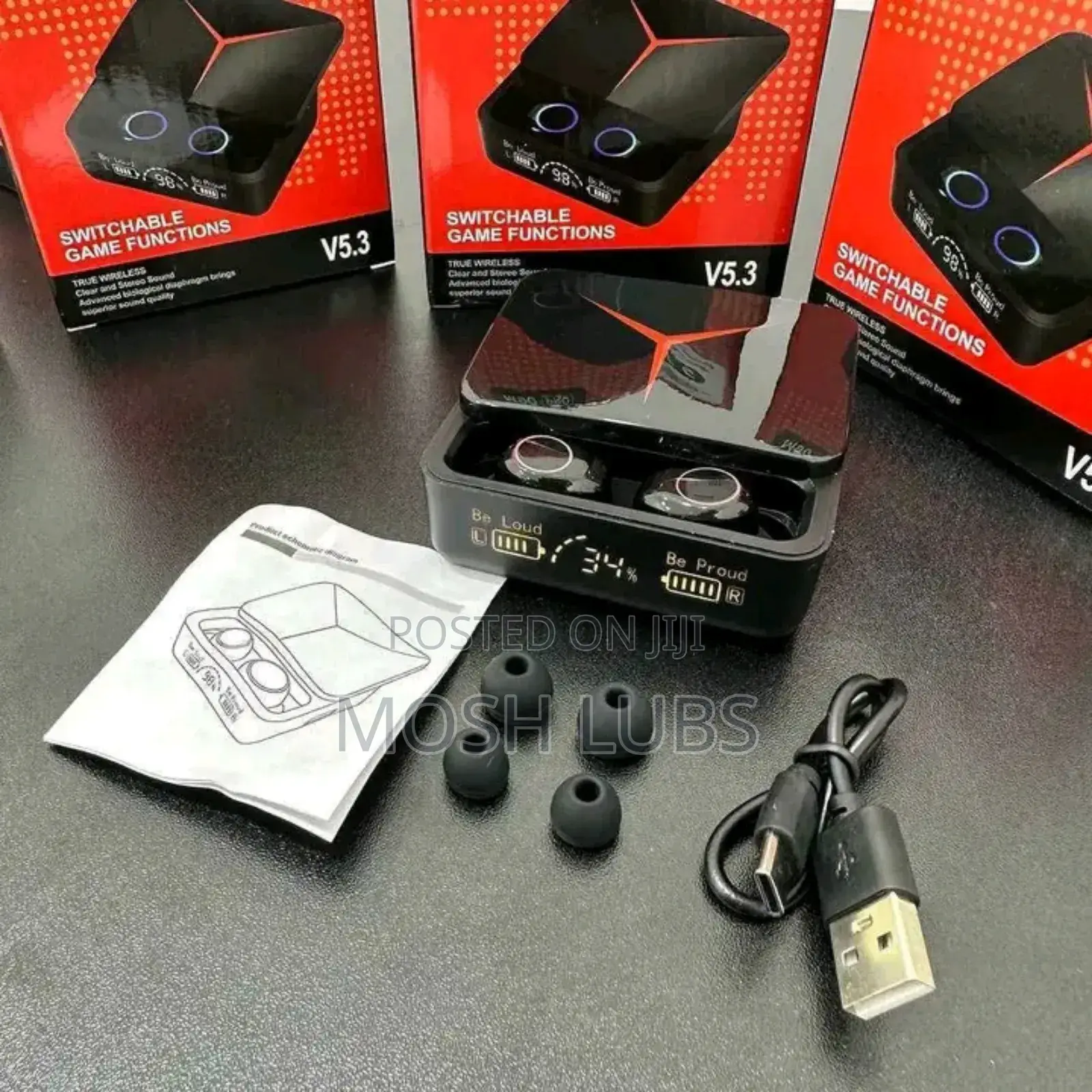 M90 Pro Power Bank Earbuds{Charges Other Phones}