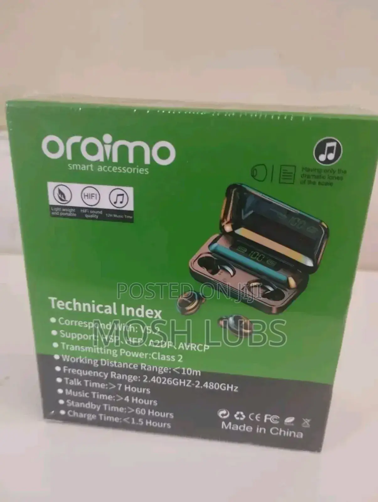 Oraimo Buds With an Inbuilt Power Bank