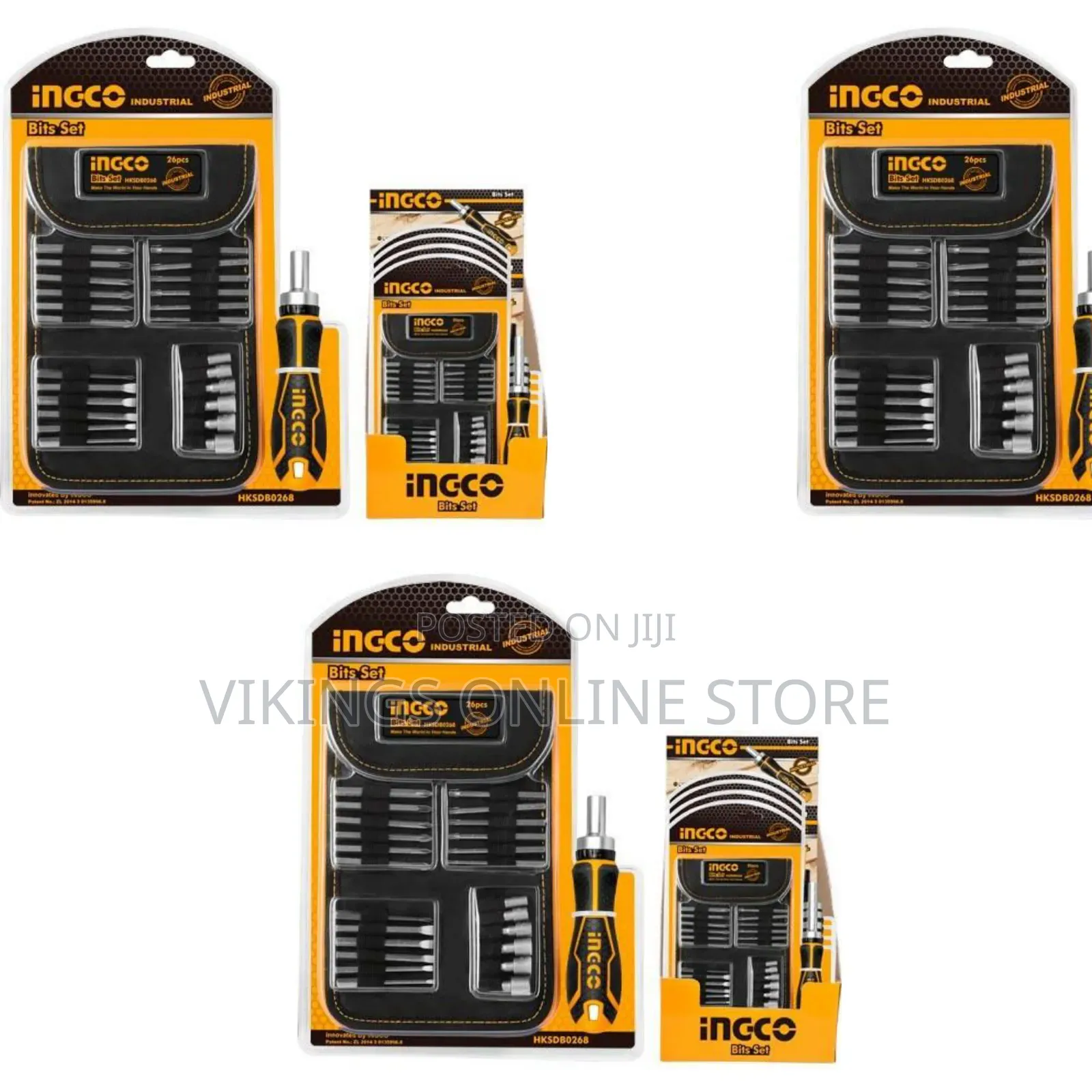 Ingco Hksdb0268 - 26 PCS Screwdriver Bit - Orange