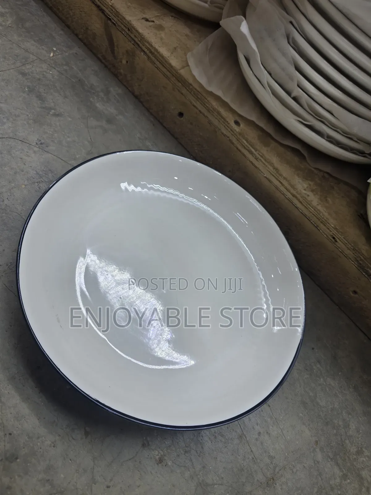 Executive White Dinner Serving Plates 6pcs