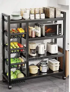 Multifunctional Kitchen Storage Rack Cart