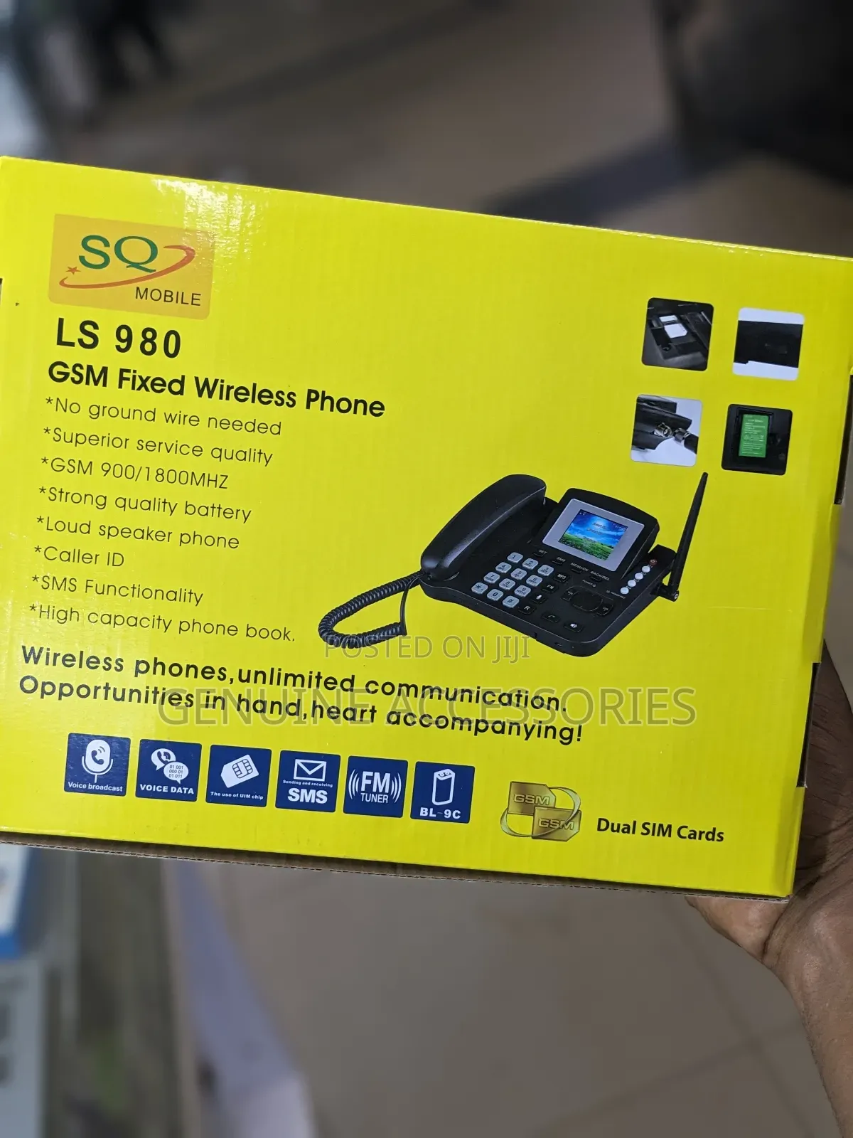 Sq Ls 980 Landline for Home and Office Dual Sim