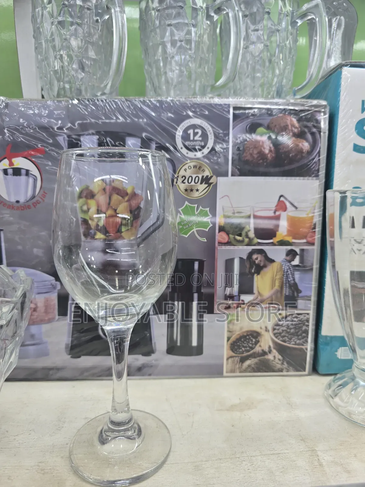 6pcs Wine Glasses(Glassware for Cocktails/Wine/Beer/Juice)