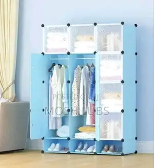 3_column Plastic Wardrobe
