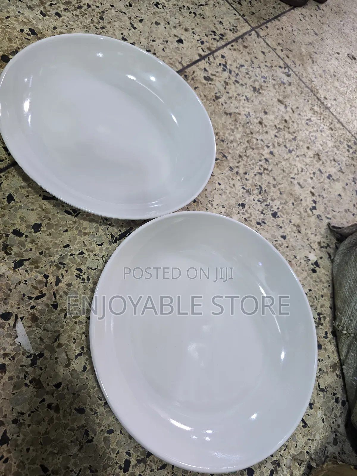 Plain White Melamine Plates