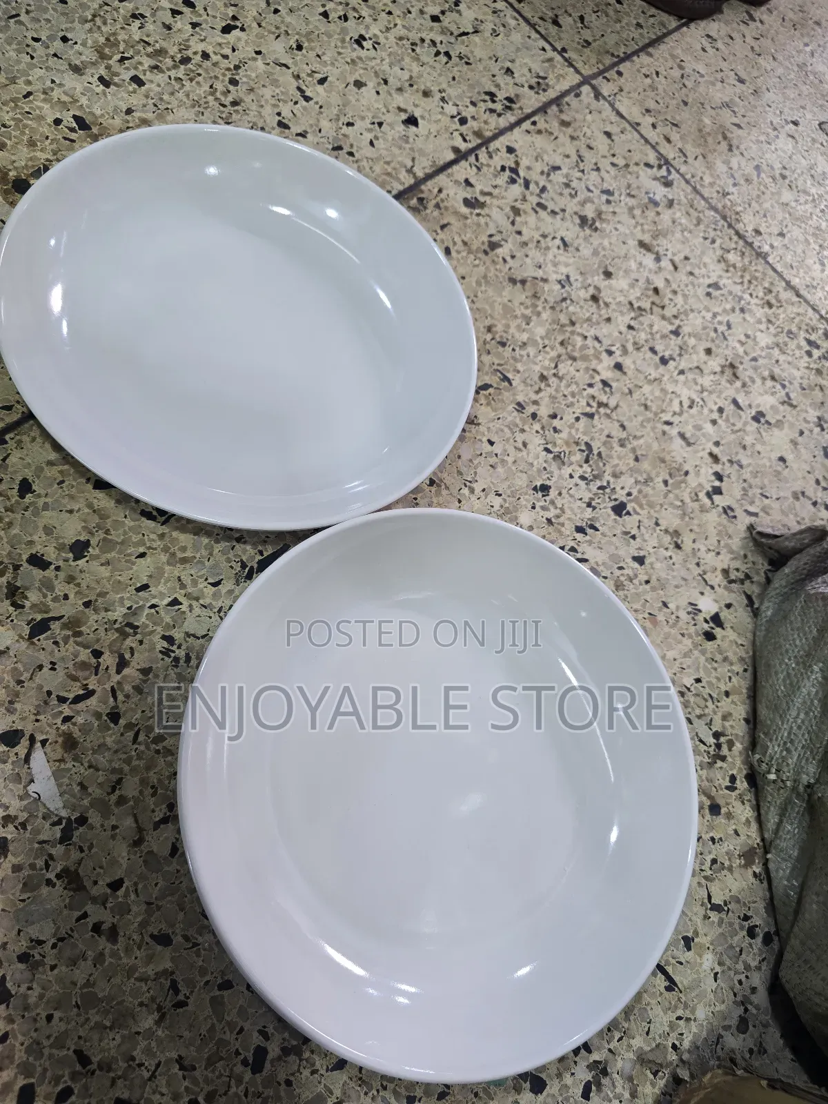 Plain White Melamine Plates