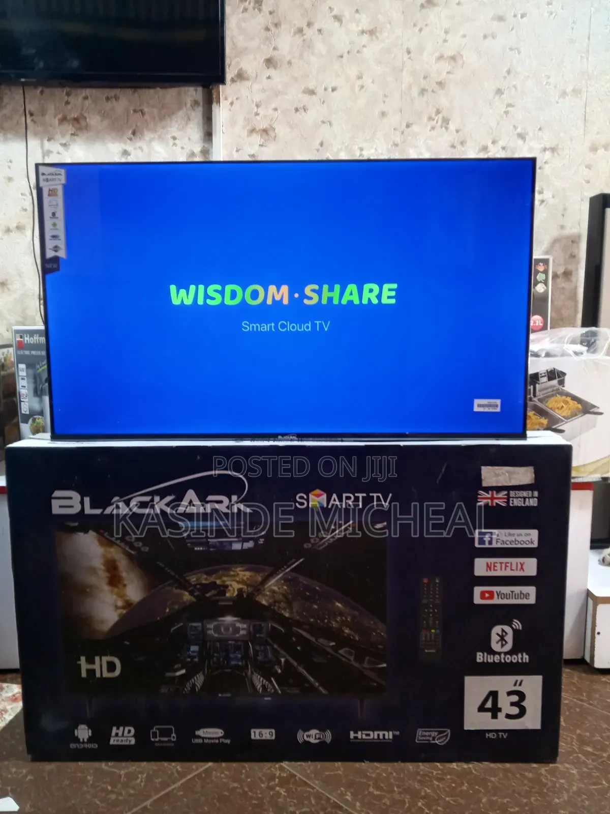 Black Ark 43inches Smart Tv