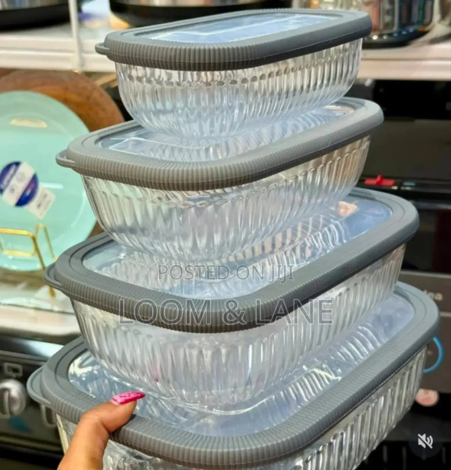 4pcs Airtight Multifunctional Fridge Organizer Containers