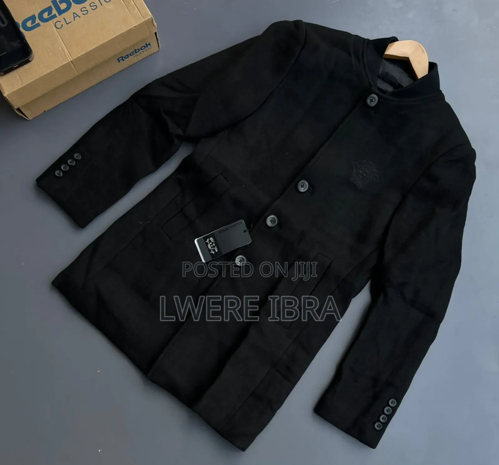 Black Long Overcoats for Men Size M-2xl