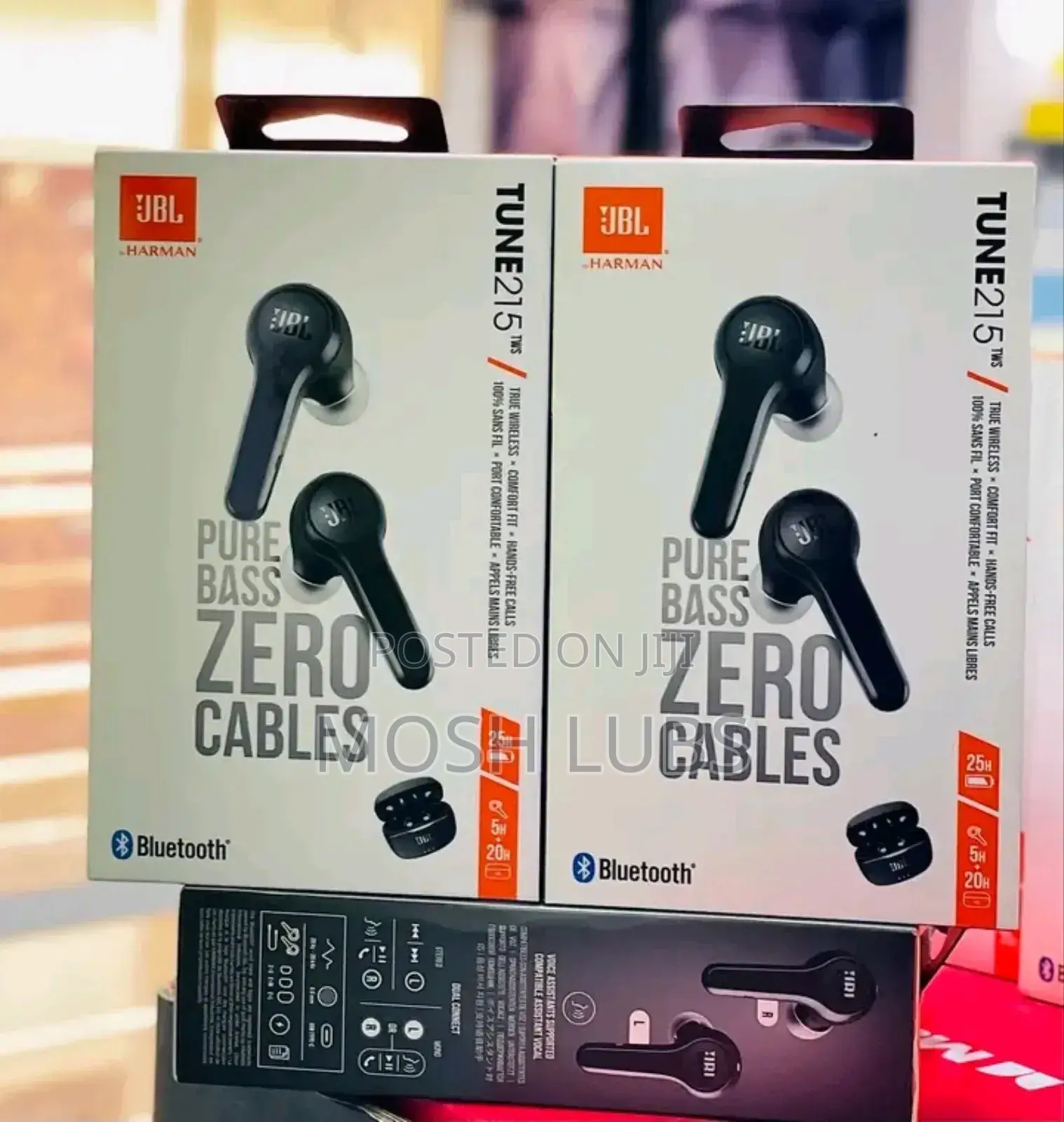 JBL Pure Bass Zero Cables