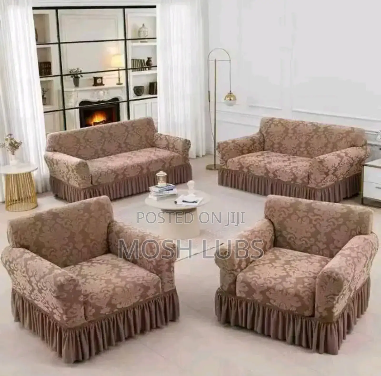 Elastic Sofa Covers With Skirts