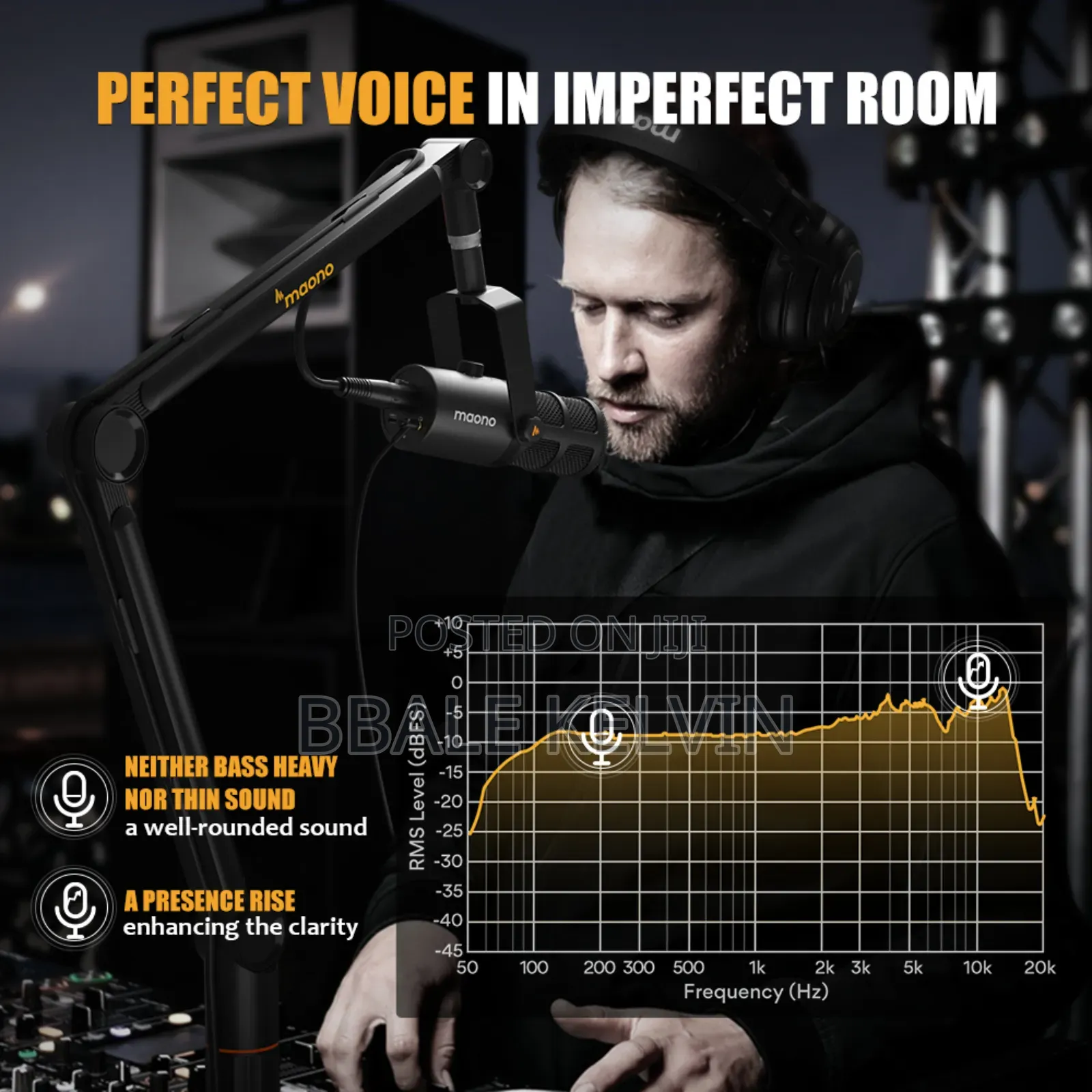 Maono Pd400x Usb/XLR Podcast Dynamic Microphone Professional Cardioid