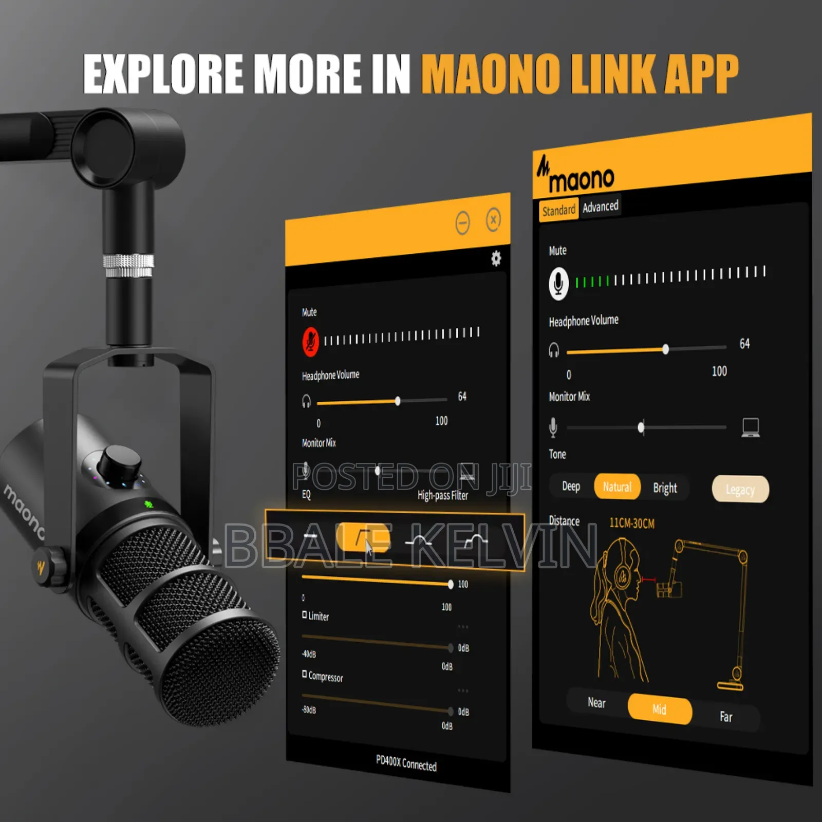 Maono Pd400x Usb/XLR Podcast Dynamic Microphone Professional Cardioid