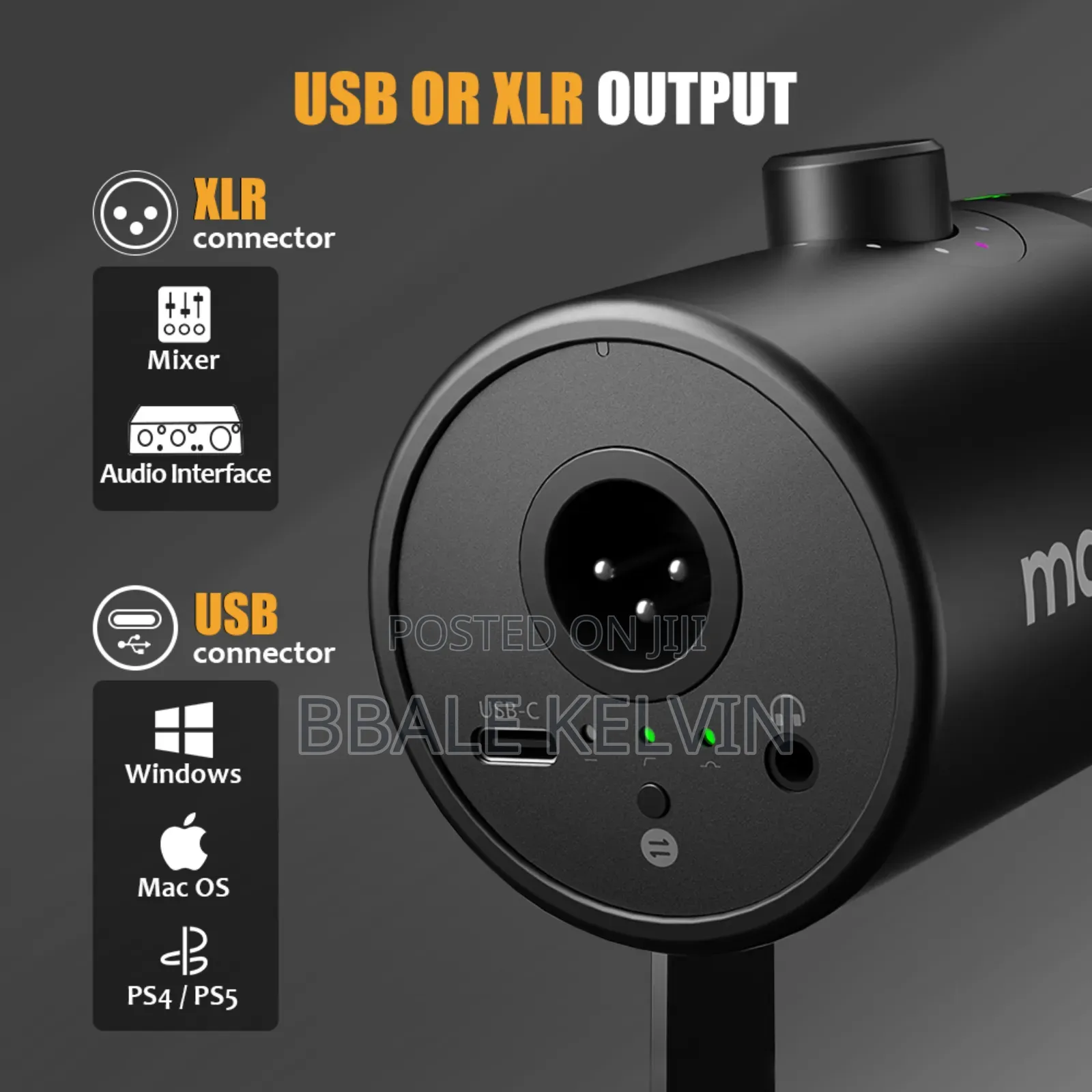 Maono Pd400x Usb/XLR Podcast Dynamic Microphone Professional Cardioid