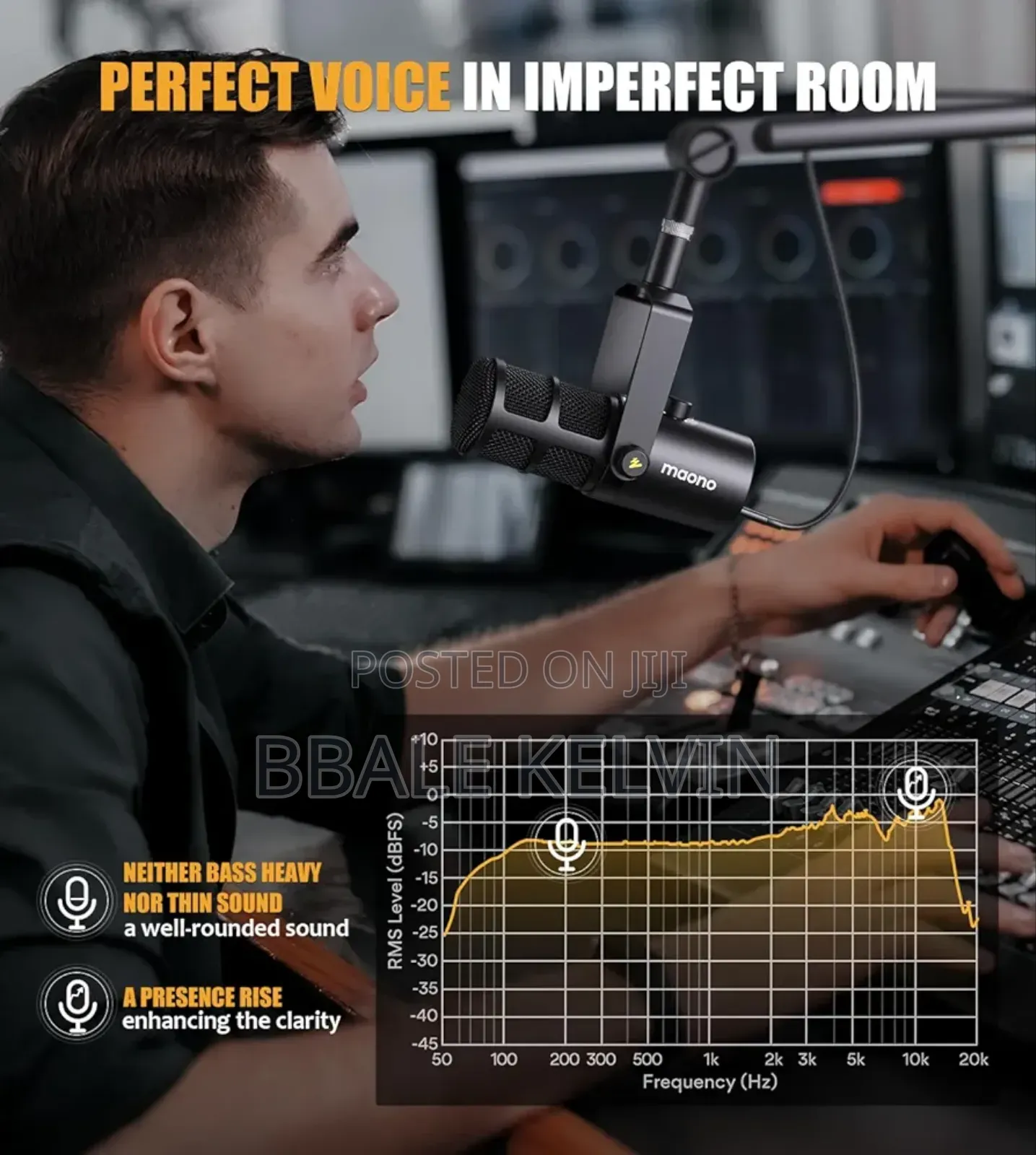 Maono Pd400x Usb/XLR Podcast Dynamic Microphone Professional Cardioid