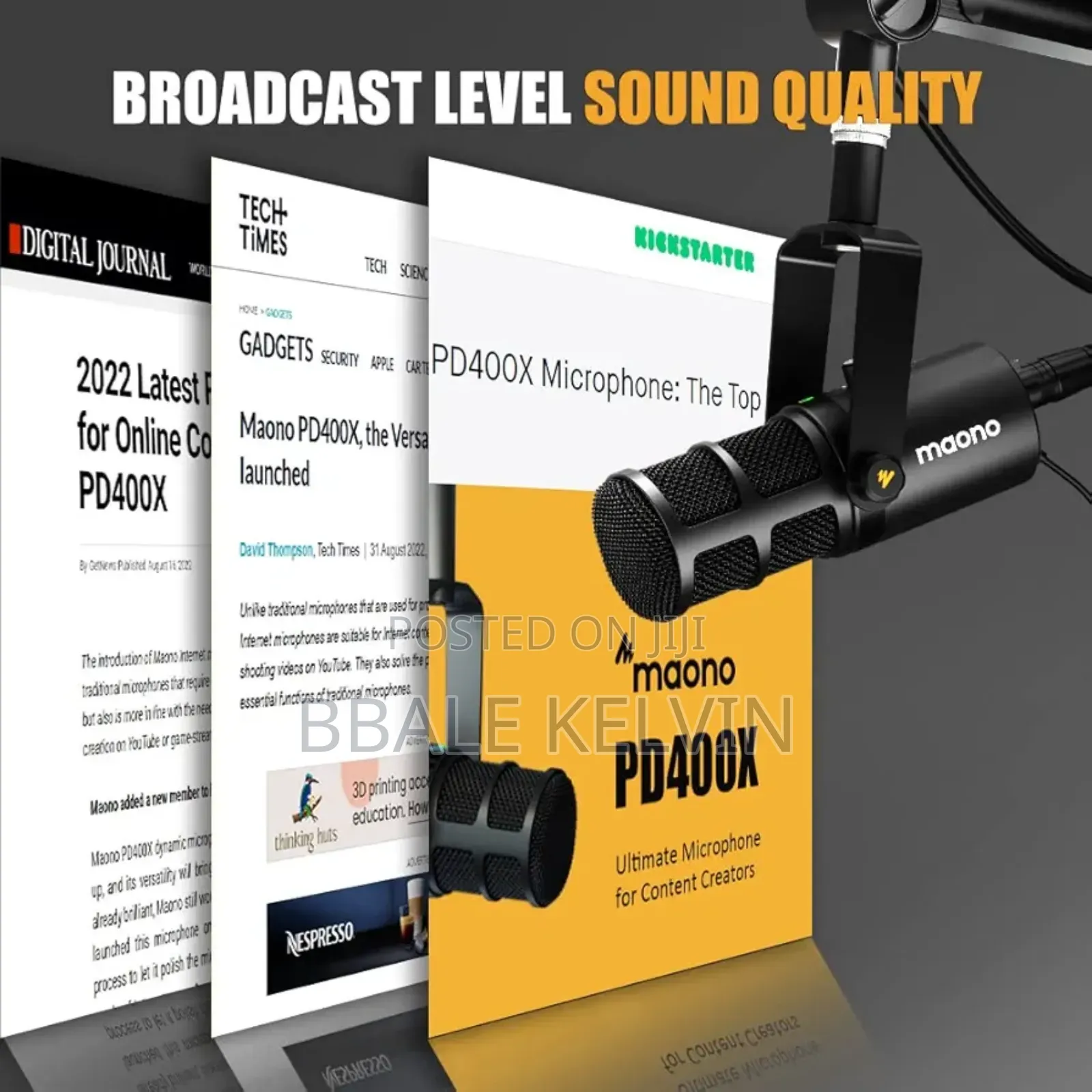 Maono Pd400x Usb/XLR Podcast Dynamic Microphone Professional Cardioid