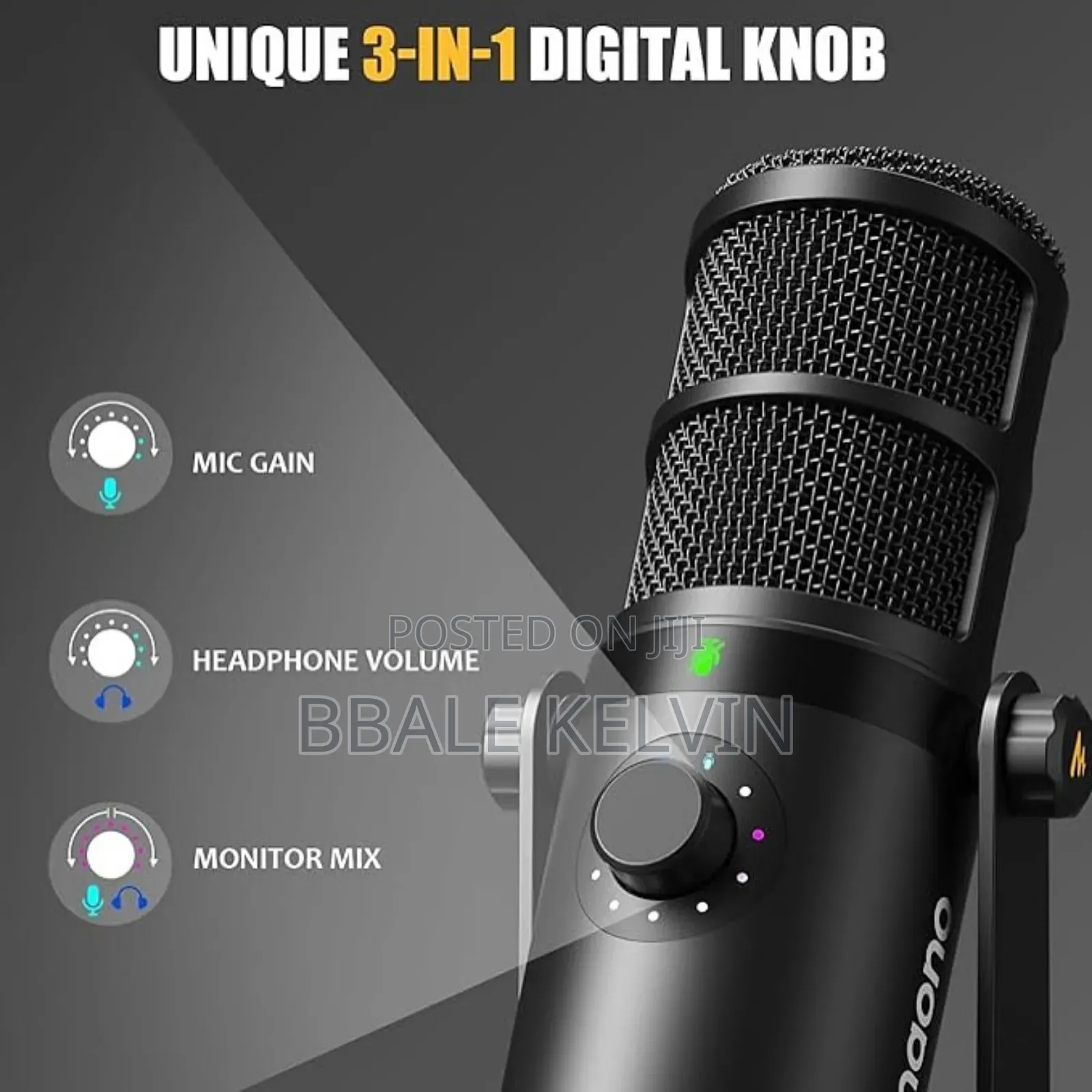 Maono Pd400x Usb/XLR Podcast Dynamic Microphone Professional Cardioid