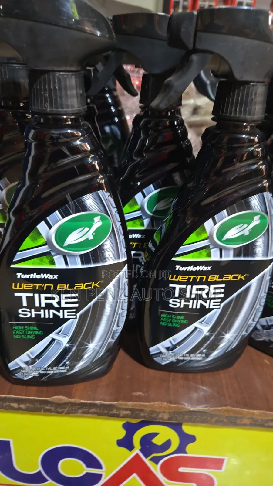 Tutle Wax Wet'n Black Tire Shine