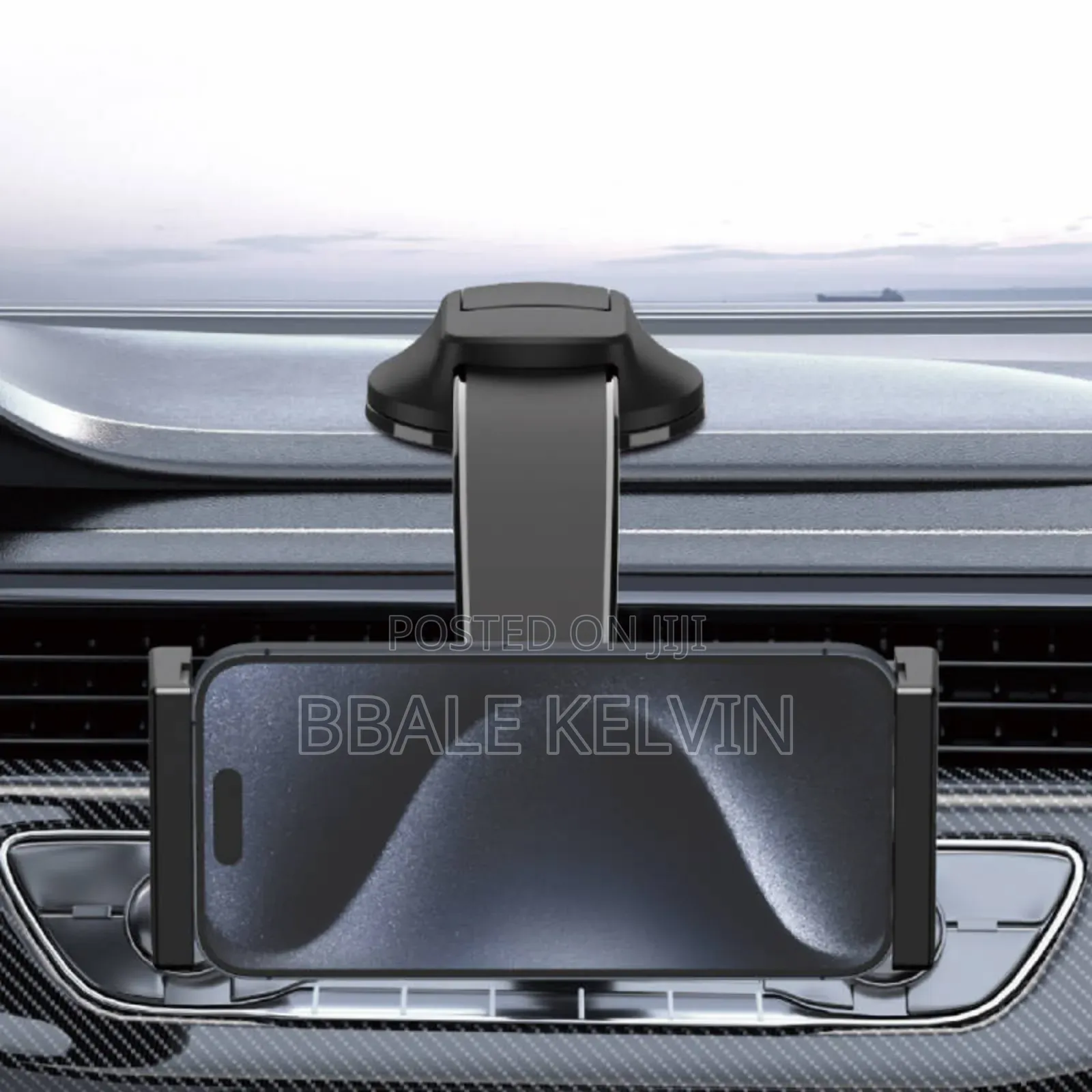 Go Des Supple Suction Car Phone Holder for Tablet and Mobile Phone