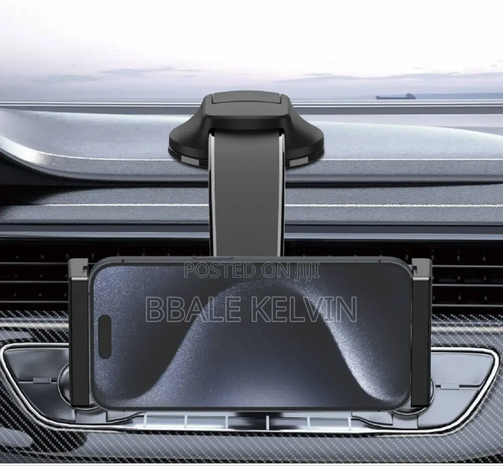 Go Des Supple Suction Car Phone Holder for Tablet and Mobile Phone