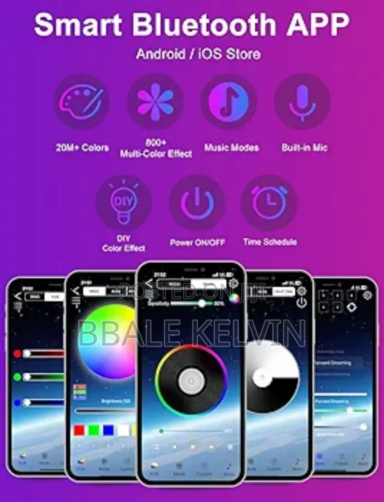 Smart Led Corner Floor Lamp RGB Light With RGB Remote With Music Sync