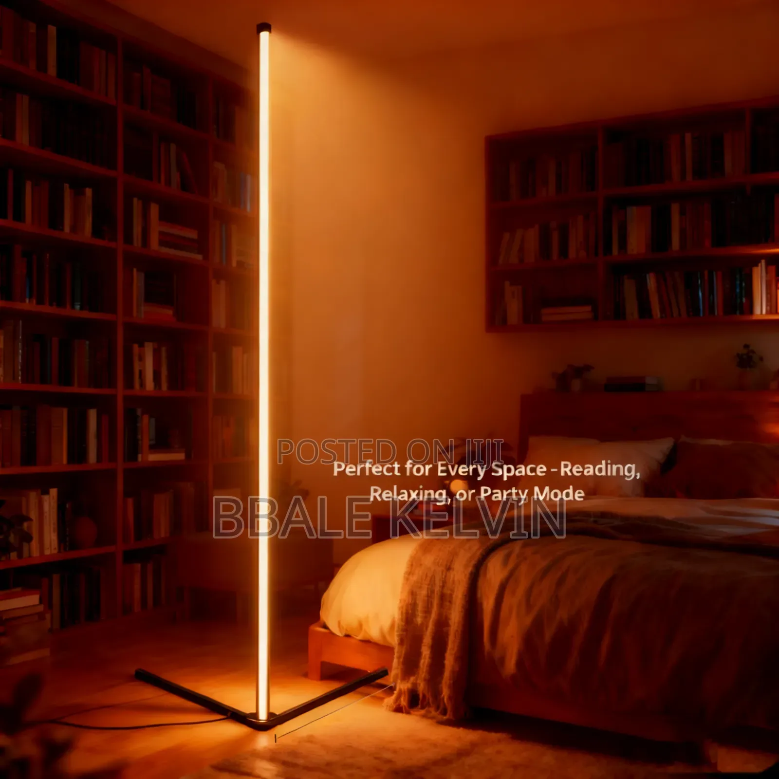 Smart Led Corner Floor Lamp RGB Light With RGB Remote With Music Sync