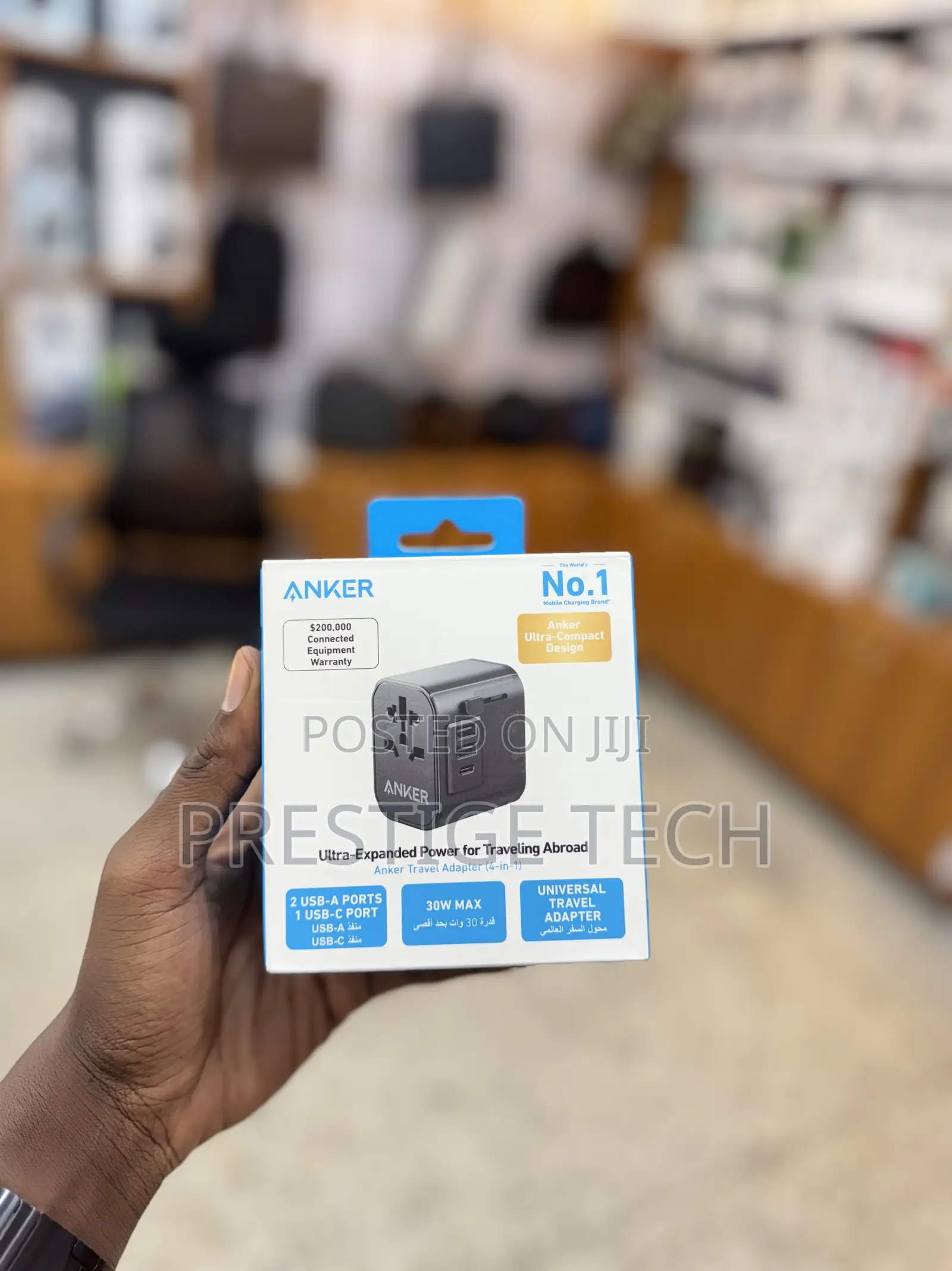 Anker Nano 65w Global 4in1 Travel Adapter
