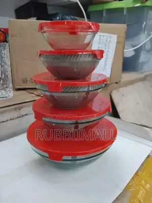 Glass Salad Bowls 5pcs