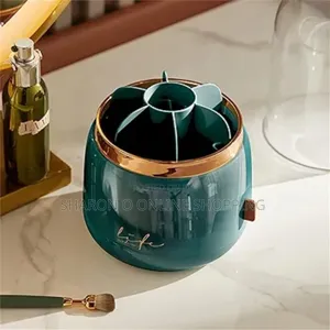 360-Degree Rotating Makeup Brush Holder