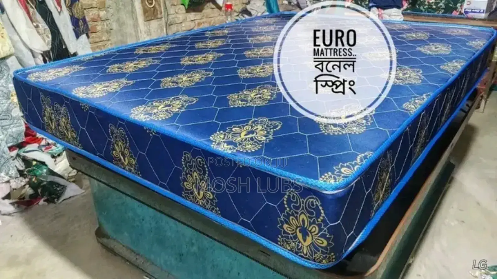 Euro Standard Mattress 8" Inches 6by6 {Blue}