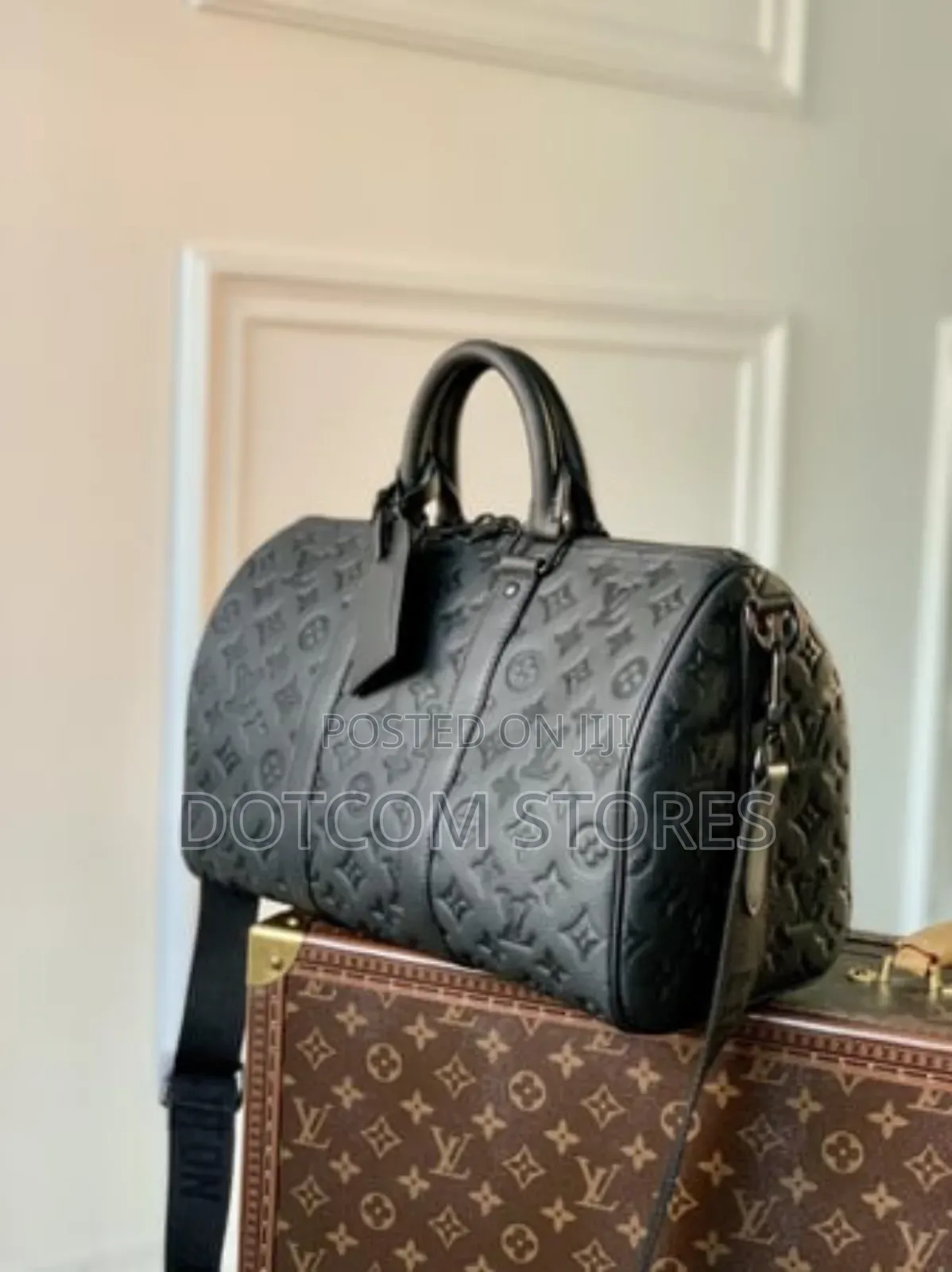 Monogram Shadow Leather Duffle Bag