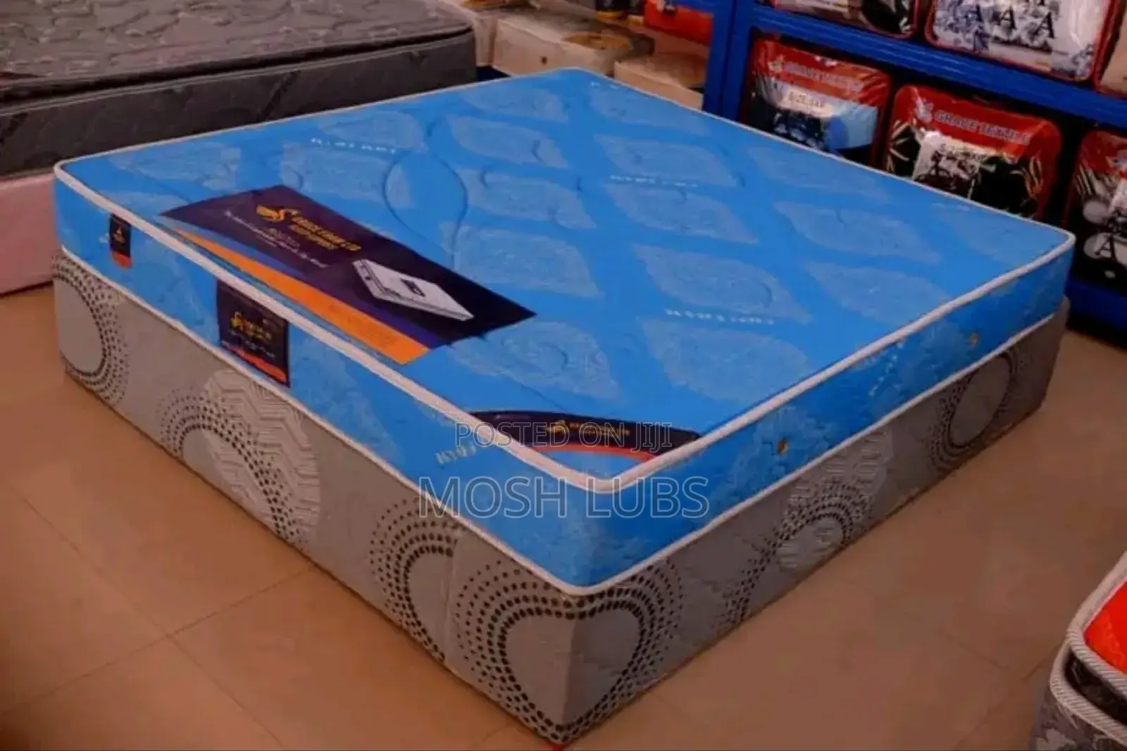 5by6 Mattress Blue Gray