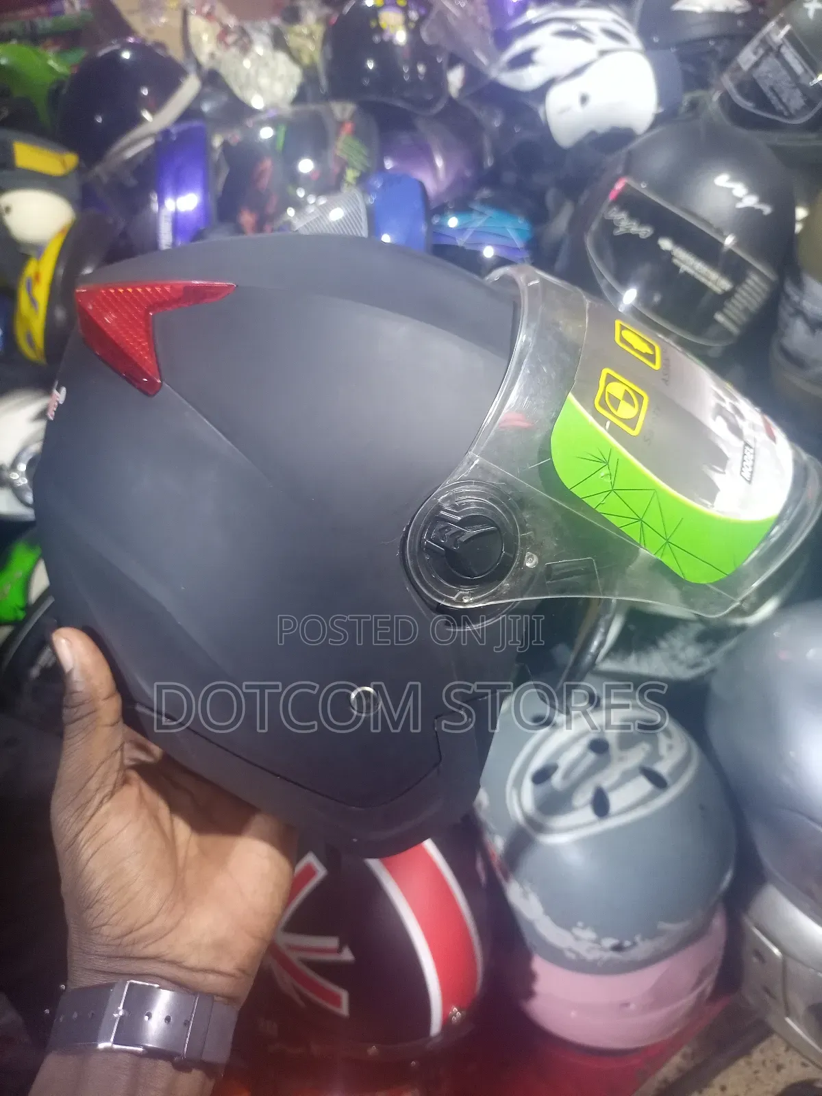 Twin Shield Systems Motorcycle Helmet