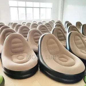 Inflatable Air Sofa Lounge With a Footstool