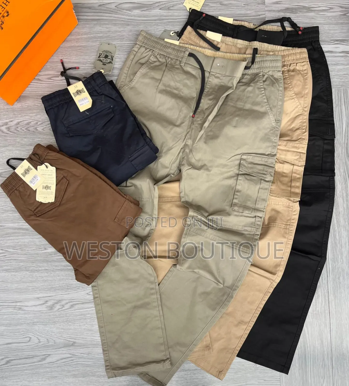 Original Cotton Men's Cargo Pants Straight Version