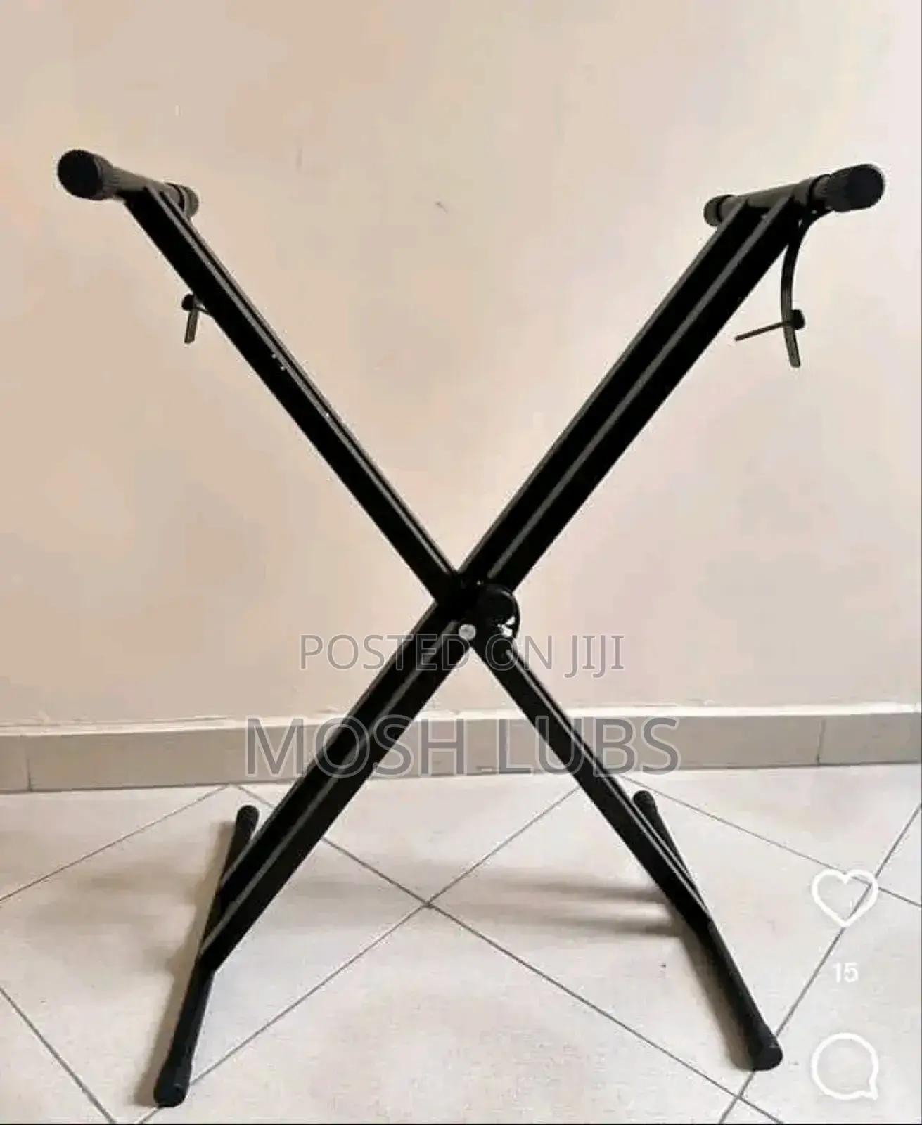 X-Ray Shaped Dual Microphone Stands