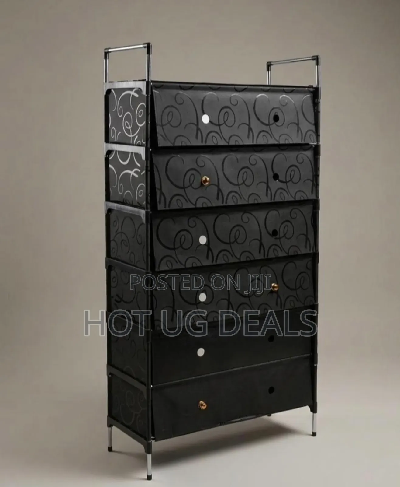 6 Tier Shoe Rack Organizer - White Colour