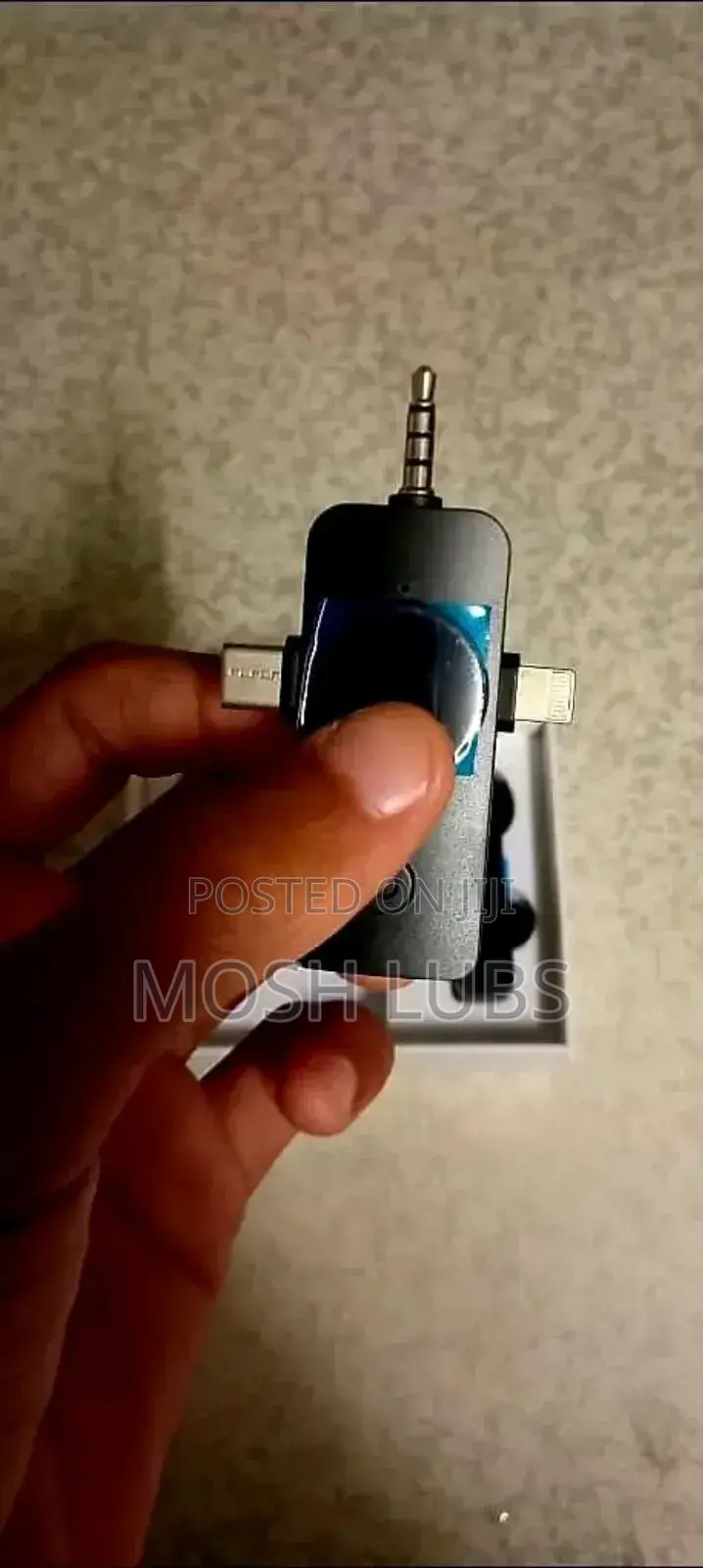 3 in 1 {Pin,Type C Lightning Connector} Wireless Microphone